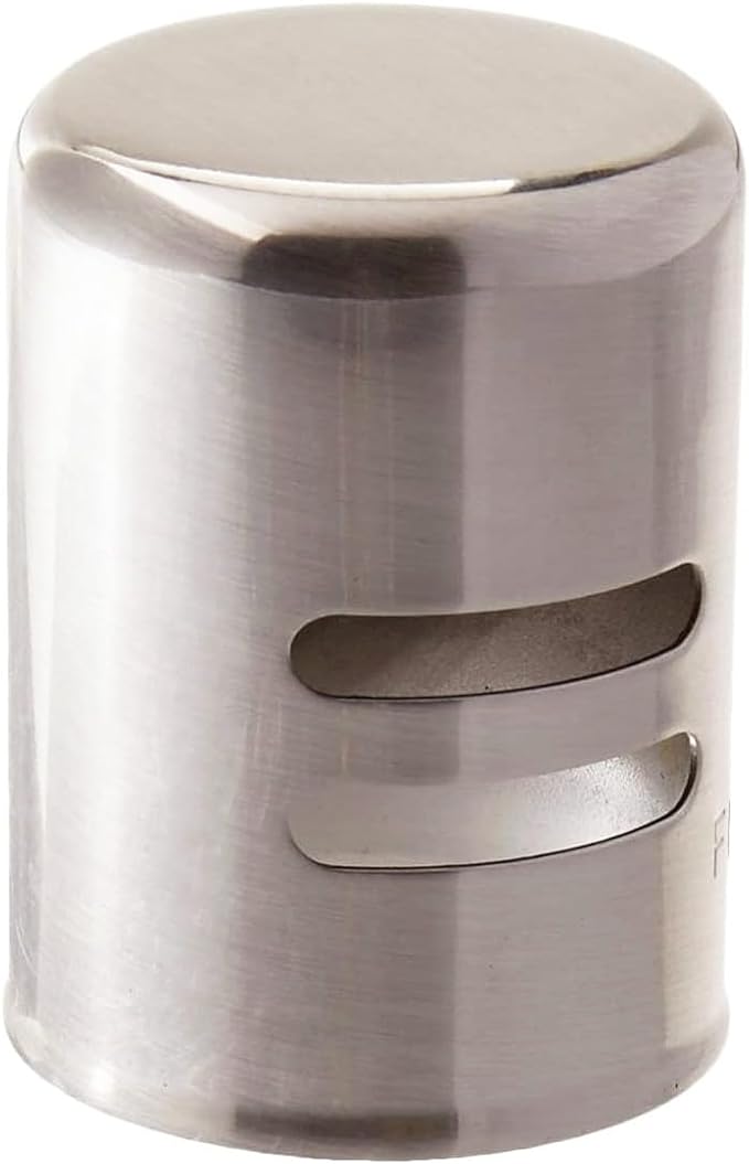 Westbrass D201-07 1-5/8" x 2-1/4" Soild Brass Air Gap Cap Only, Non-Skirted, Satin Nickel