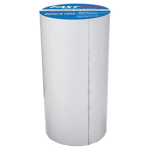 RV Roof Tape, 12" x 50' White, RV Sealant Tape for Camper Roof Repair, Trailer Roof Sealant, Stop Camper Roof Leaks, UV-Resistant - Eternabond Equivalent (12" x 50', White)