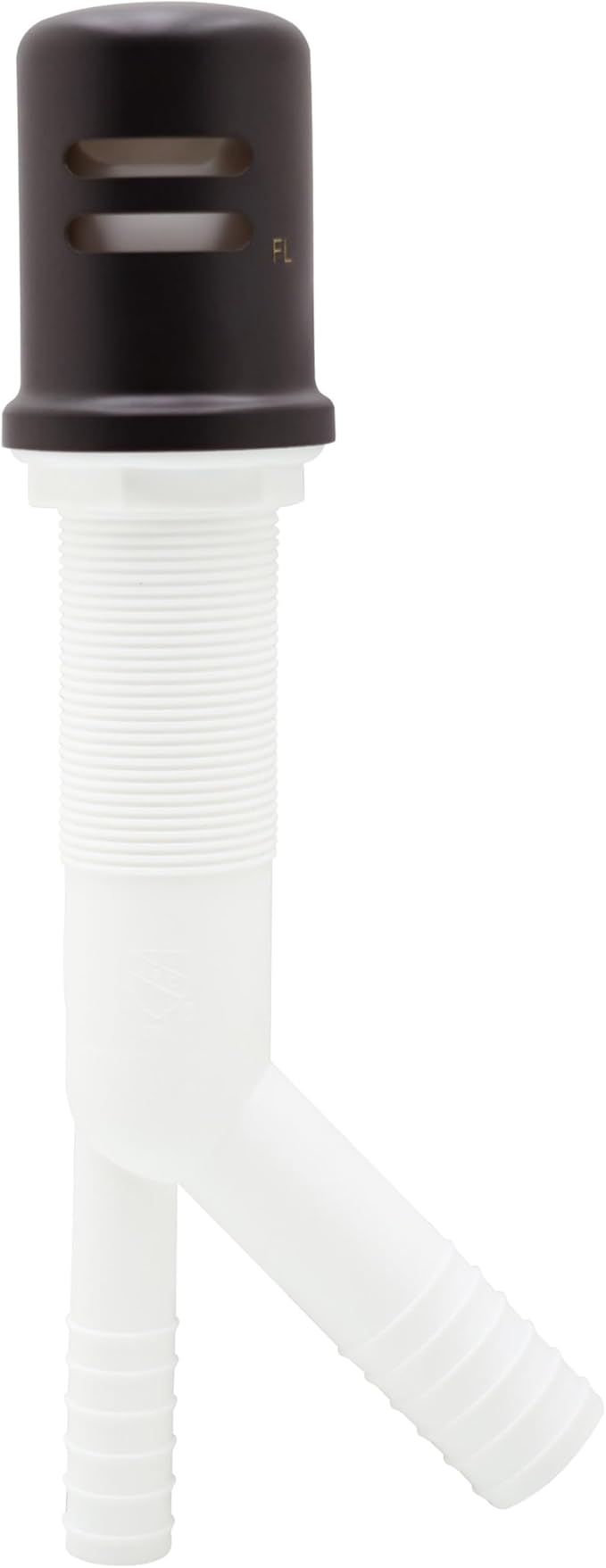 Westbrass Air Gap Kit with Skirted Brass Cap, Oil Rubbed Bronze, D200-1-12