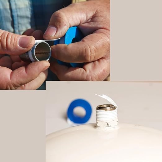 Teflon Tape 3/4 Inch x 520” – PTFE Thread Seal Tape for Plumbers, Pipe Fittings, Air & Water Lines – Leak-Proof, Non-Stick, Easy to Apply (25)