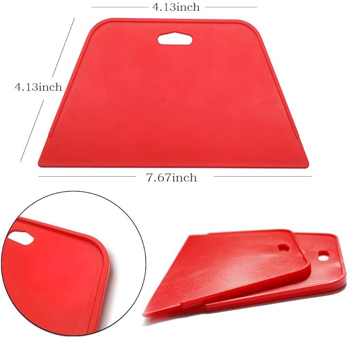 tiptopcarbon Wallpaper Smoothing Tool with Seam Roller for Contact Paper Adhesive Vinyl 8pcs/Pack