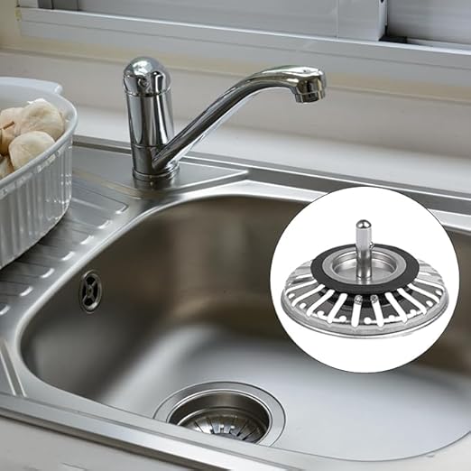 5PCS Kitchen Sink Plug Rubber Seal Washers Gasket Pop Up Basin Sink Waste Fitting for Basket Strainer 78 79 80 82 83mm Kitchen Drain Sealing Universal Replacement Accessories