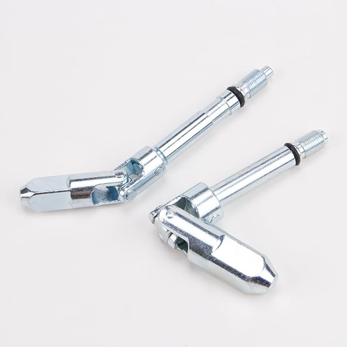 2Pcs Jack Joint Metal Tool Kit Double Pump Horizontal Jack Parts & Oil Seal Portable U Joint Rebuild Accessories for Dustproof Efficiency