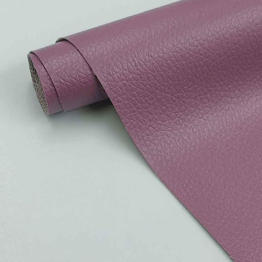 Leather Repair Patch,Self Adhesive Leather Repair Tape for Furniture,PU Leather Repair Kit for Car Seat, Couch, Sofa, Chair, (Light Purple,10X50 inch)