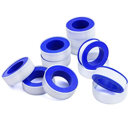 30 Pieces 1/2 Inch Teflon Tape Industrial Thread Seal Tapes Plumbing Waterproof Seal Tape for Plumber, Air Head, Thread Pipe, 1/2 x 394 Inch