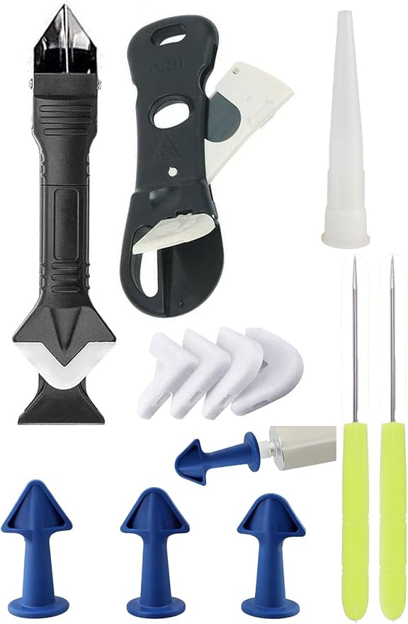30pcs Plastic Caulking Gun extender Caulk Nozzle Tip Tool (0.51, Pounds)