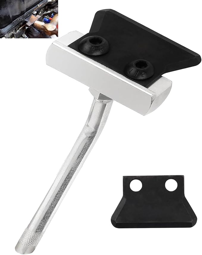 Oil Pan Separator Tool with Replacement Blade,Engine Oil Pan Sealant Removal Scraper Fit for Most Vehicles, Universal Vehicles Maintenance and Repair Tool