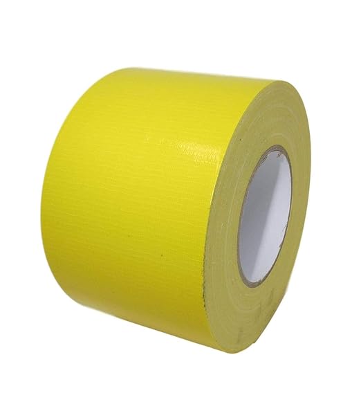 GGR Supplies T.R.U. CDT-36 Industrial Grade Duct Tape. Waterproof and UV Resistant. Multiple Colors Available. 60 Yards. (Yellow, 2.5 in.)