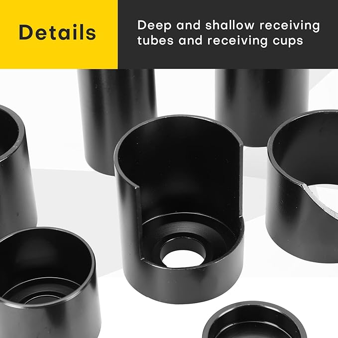 14PCS Master Ball Joint Remover Installer Adapter Tool Set for Ball Joint Replacement and Repair - 2WD and 4WD Cars, Trucks and SUVs