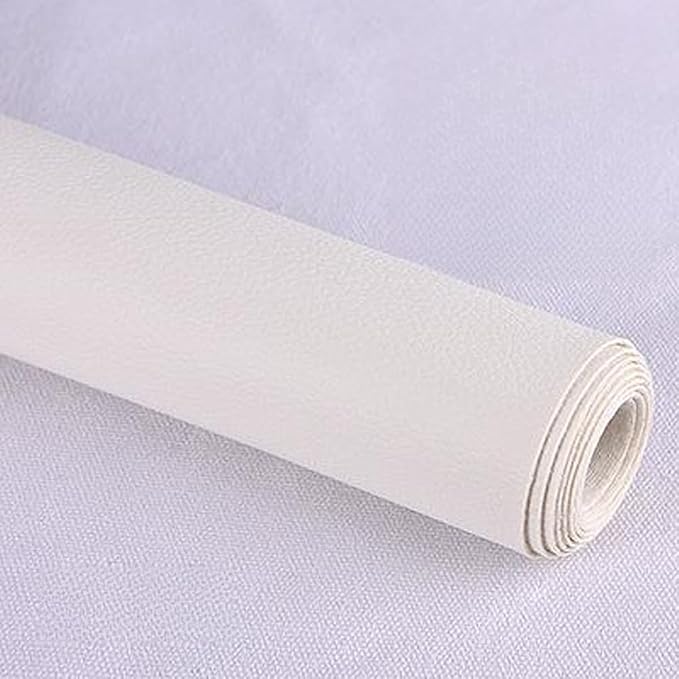 Leather Repair Patch Tape Kit,Self Adhesive Leather Repair Kit for Furniture,Vinyl Repair Kit for Couch,Sofa,Car Seats,Office Chair Luggage (Beige,16.93"×78.74")