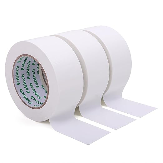 3 Pack Heavy Duty Duct Tape, 9 Mil Thickness, 2 Inch x 30 Yards, Waterproof Strong Adhesive, Flexible, Tear by Hand, Multi-Use for Home Repairs, DIY, Indoor Outdoor (White)