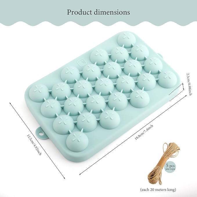 Grape Soap Molds for Soap Making, 3D Silicone Fruit Mold for Homemade Soap, Decorative Grape Shape Mold for DIY Soap Making Kit, Professional Soap Making Supplies for Adults and Crafters, Blue
