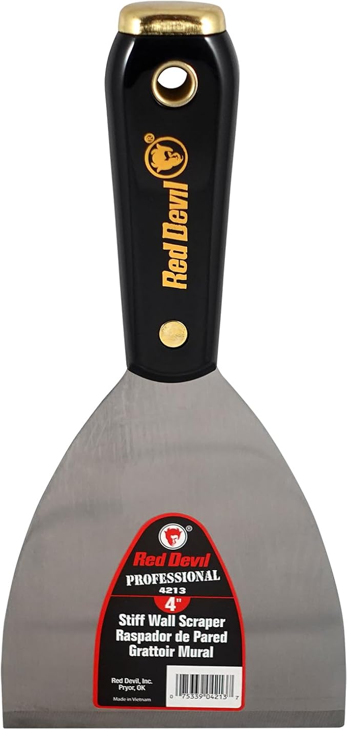 Red Devil 4213 4" Stiff Wall Scraper