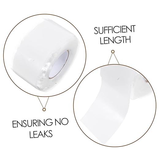 DECHOUS 1roll Pipe Repair Tape Wide Leak Seal for Plumbing Waterproofing for Water Pipe Leaks and Household Repairs