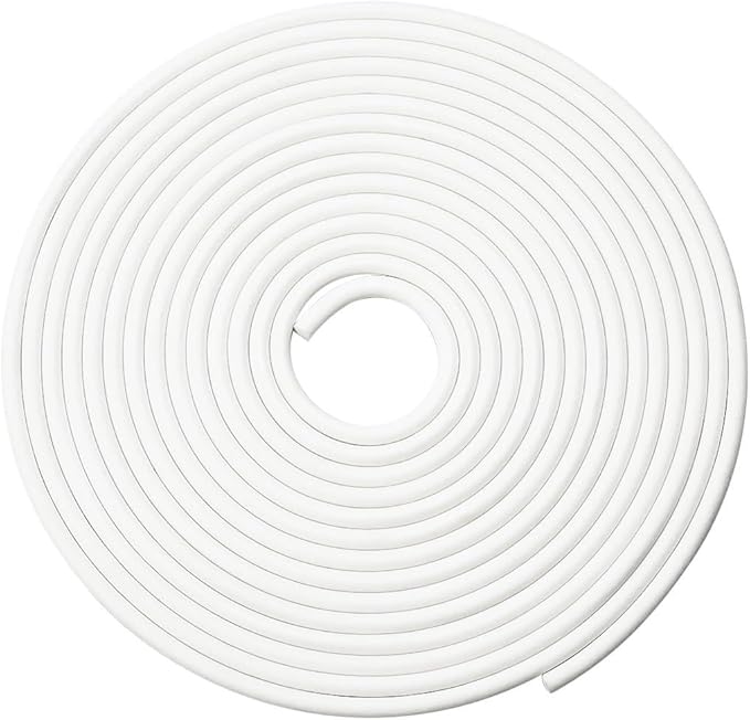 20 FT Backer Rod 1/4 inch, White Rubber Caulk Saver, Concrete Expansion Joint Filler, Weather Strip Seal for Gaps and Joints