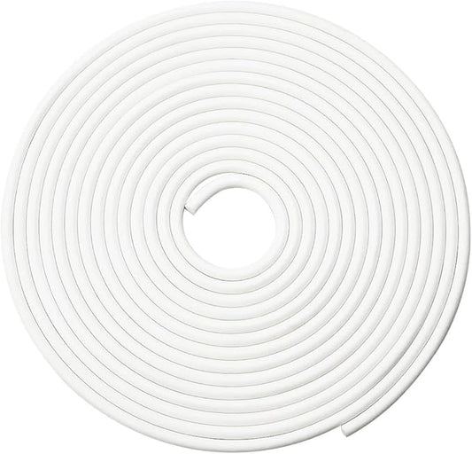 20 FT Backer Rod 1/4 inch, White Rubber Caulk Saver, Concrete Expansion Joint Filler, Weather Strip Seal for Gaps and Joints