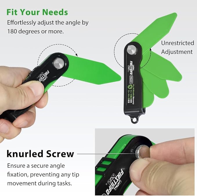 FIRSTINFO Patented 5-in-1 Folding Silicone Caulk Scraper Spatula Sealant Finishing Tool Smooth Caulk Tool