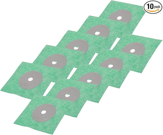 10 Pack 'Hidrotape T' 3/8'' to 1-1/8'' Waterproofing Sleeve - Pipe Seal - Pipe Wrap - Waterproofing Material for Shower/Bathroom/Drain Pipes - Fabric Base with Rubber Polymer Guard