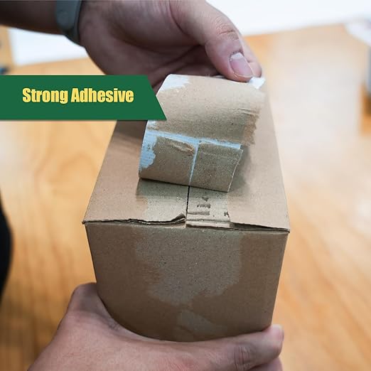 Colored Duct Tape, 2 Rolls Heavy Duty Dark Green Duct Tape 9 Mil x 2 Inch x 25 Yards Flexible, Strong, No Residue, Waterproof and Tear by Hand, Multi-Use for Indoor & Outdoor Repairs