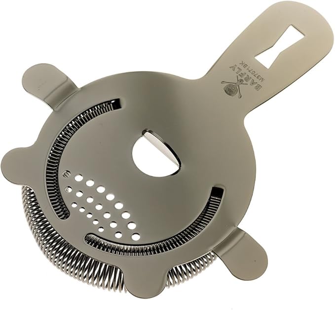 Barfly Bar Strainer, O/S, Gun Metal Black