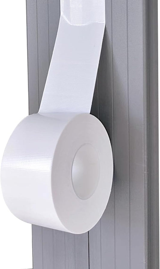 WENSSKKU White Window Weather Sealing Tape 2Inch X 65Ft,Window AC Seal Air Conditioner Sealing Tape,Residue-Free for Keep Out Drafts Cold Air Rain Dust Smog