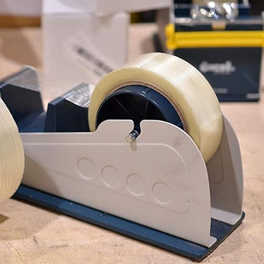 KAIY Strapping Tape 3 Roll Fiberglass Reinforced Packing Tape 1/2 inch | Heavy Duty Filament Packing Tape, Strong Adhesive for Moving Boxes, Shipping Cartons, Bundling & Storage 1/2 inch x 60 yds