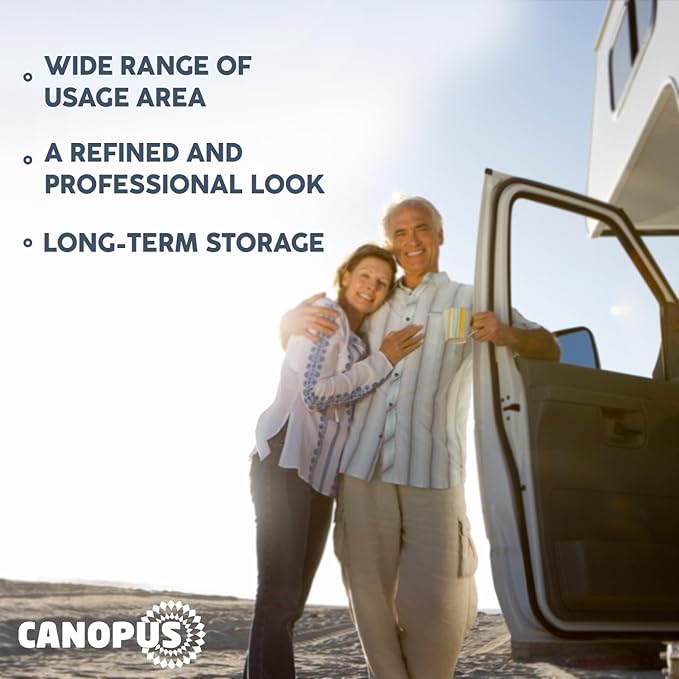 CANOPUS Butyl Seal Tape, Gray, 1/8-in x 3/4-in x 30-ft, Heavy Duty, Waterproof Sealant Putty Tape, Rubber Tape to Seal RV, Boat, Home Pipes and Car Windows Leaks