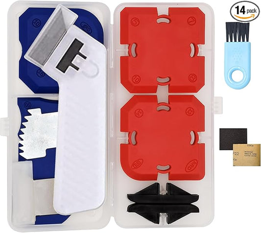 Silicone Profiling Kit, Professional Silicone Profiling Tool, Caulking Tool kit with Sealant Finishing Tools and Caulk Removal Tools