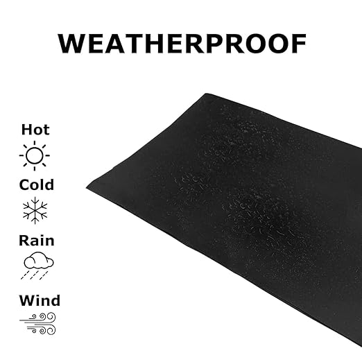 RV Roof Tape, 4" x 25' Black - UV-Resistant Camper Roof Sealant, Stop Leaks - Eternabond Equivalent