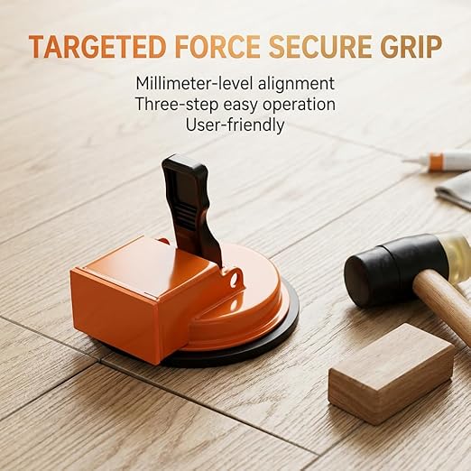 Floor Gap Fixer Tool,Laminate Flooring Tools,Heavy-Duty Floor Gap Fixer Tool,Suitable for Textured Wood,Tile Flooring&Laminate Flooring(red)