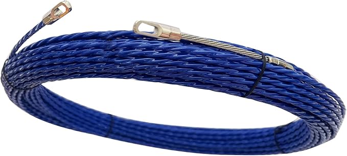 20M Wire Puller Cable Pulling Rod Fish Cable Fastener Wire Puller Blue