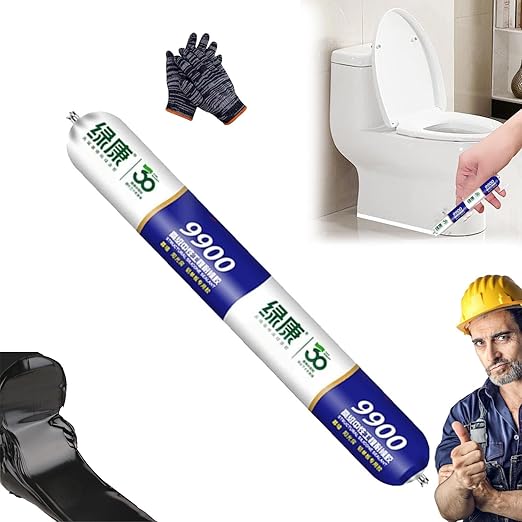 L-995 Waterproof Sealant 9900, 500g/700g Glass Glue Strong Waterproof Sealant Outdoor Wall Crack Repair Glue 995 High Viscosity Sun Protection, All Purpose Super Bonding Structural Sealant (Clear*1)
