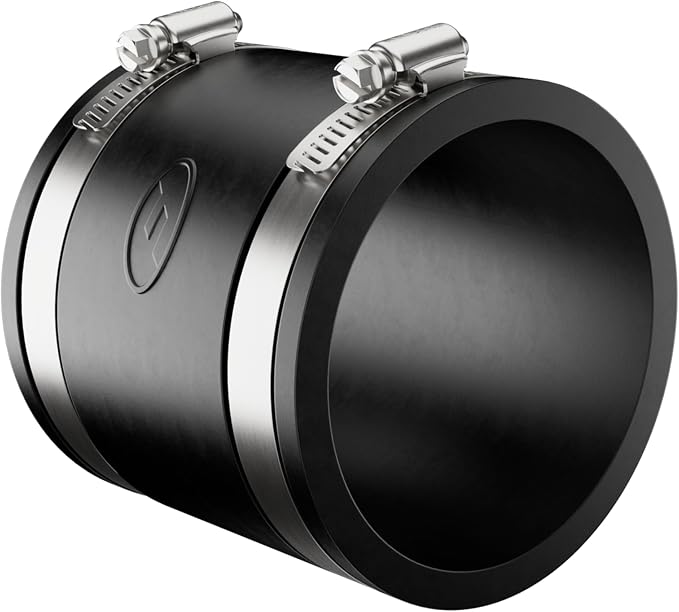 Fernco 4 In. x 4 In. Plastic to Plastic PVC Coupling - 1 Each