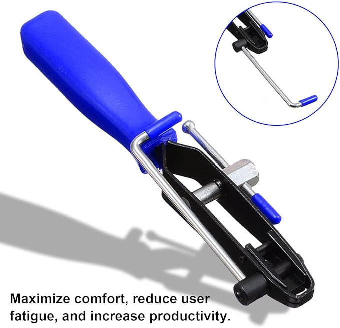 Dickno 2-Piece CV Joint Boot Clamp Pliers Kit - Universal Ear CV Axle Boot Clamp Pliers for Vehicle Repair (Blue)