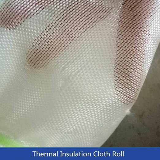 Fiberglass Cloth Roll Non Adhesive Woven Fiberglass Mesh Tape Fiberglass Insulation Tape Plain Weave Fiberglass Cloth Tape for Reinforced Repair Winding, Seams, Boat, Molding (2 in x 99 FT)