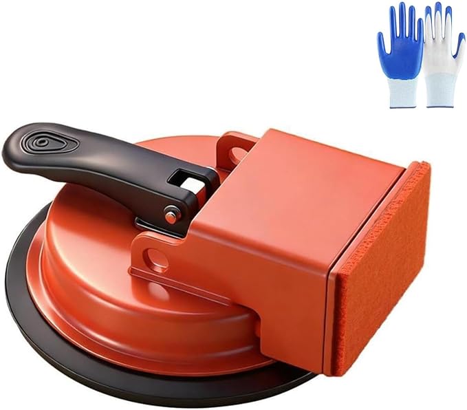 Msally Floormate, Floor Gap Fixer Tool, 2026 New Heavy Duty Floor Gap Fixer Tool, Enhanced Vacuum Suction Cup for Laminate, Wood, Tile Gap Repair Tool (Orange)