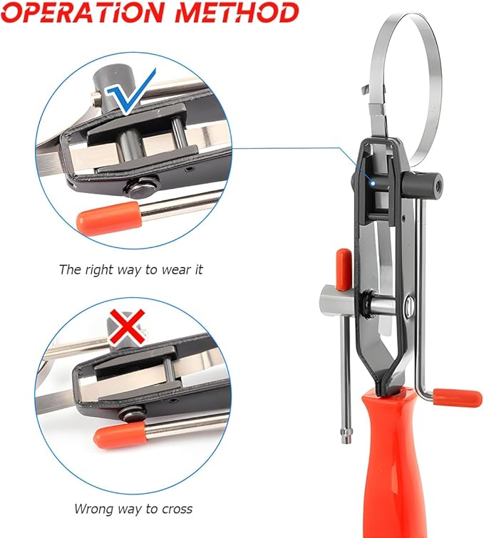 BELOMI Joint CV Boot Clamp Pliers, Ear Clamp Banding Tool Kit, Automotive Hose Axle Pliers, Heavy Duty Universal Vacuum Hoses Clamping, Auto Repair Tools for Car ATV UTV