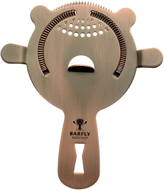 Barfly Bar Strainer, Antique Copper