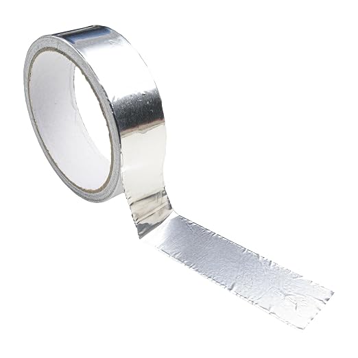 1 Pack Silver Aluminum Tape, Foil Tape, 1.2 inch (30mm) x 32 Feet (10 Meter), 3.9mil (0.1mm), Heavy Duty Duct Tape for Heat Insulation, HVAC, Dryer Vents, Wrap Pipe, Repair Ducting