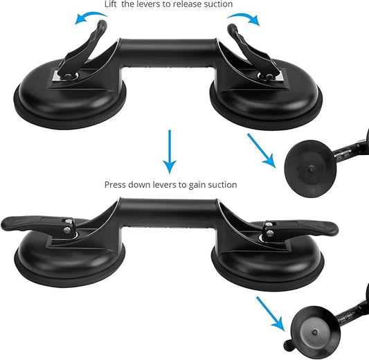 FCHO Floor Gap Fixer Tool for Laminate Floor Gap Repair Include Suction Cup and Mallet (Can't use on scraped surface floor)