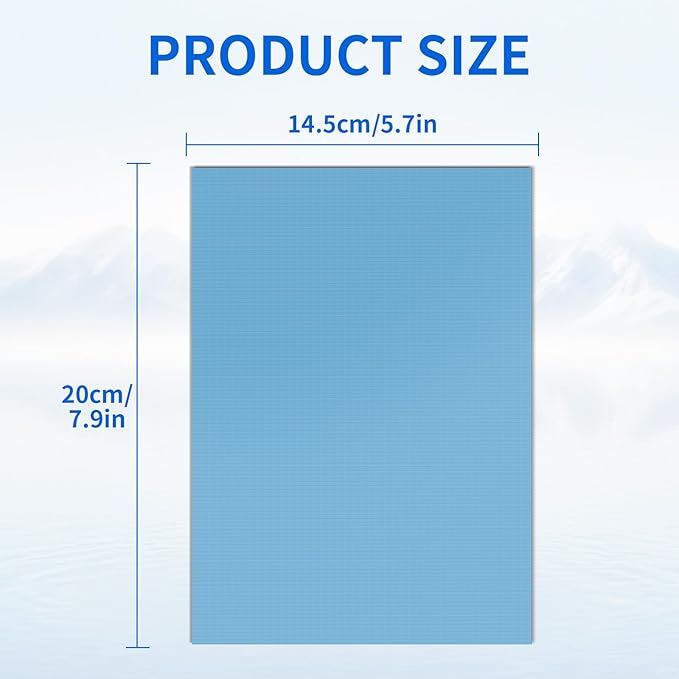 Waterproof Self-Adhesive Nylon Fabric Repair Tape - Tent Repair Kit,4pcs Fabric Patches for Jacket, Clothes, Puffer Down Jacket,Sleeping Bag, Outdoor Gear Tenacious Repairs Tape, SkyBlue