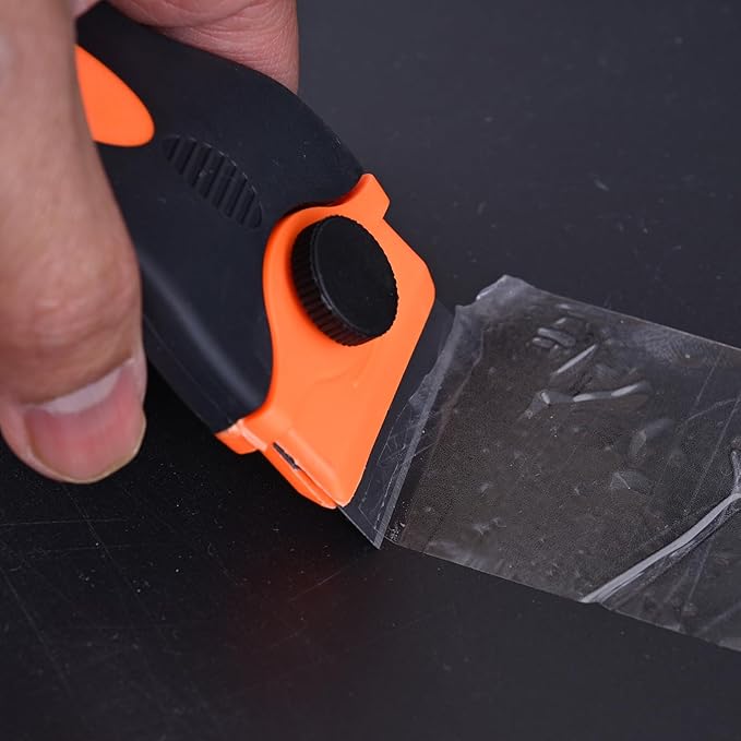 Multi functional cleaning shovel tool, ergonomically designed, suitable for paint scrapers on glass, stickers, tones, stickers, labels, sealants, adhesives