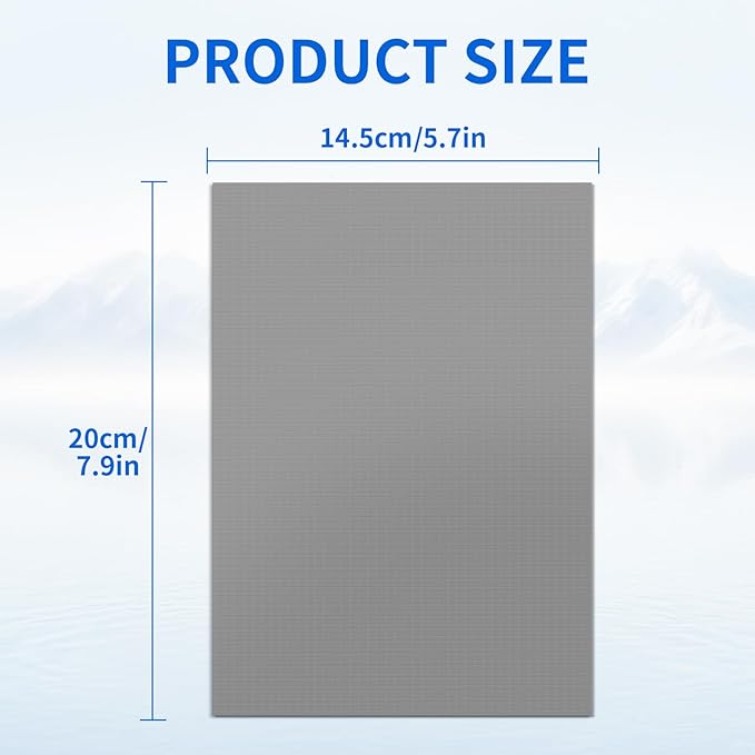 Waterproof Self-Adhesive Nylon Fabric Repair Tape - Tent Repair Kit,4pcs Fabric Patches for Jacket, Clothes, Puffer Down Jacket,Sleeping Bag, Outdoor Gear Tenacious Repairs Tape, LightGray
