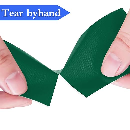 Green Heavy Duty Duct Tape, 2 Inch x 55 Yards, Industrial Grade Waterproof & UV Resistant, Strong Adhesive for Indoor Outdoor Repairs, Crafts, Home Improvement, Moving Packing and DIY Projects