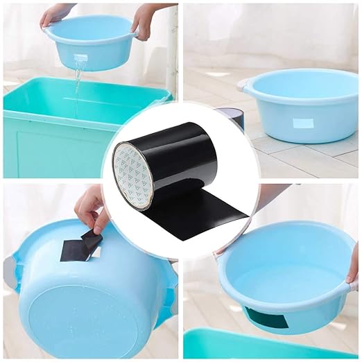 Stop Leaks Seal Repair Tape, Self Adhesive Leak Stop Tape Water Seal Tape Pipe Repair Tape Garden Hose Repair Kit Water Proof Tape Plumbers Tape for Sealing Leak Pipe