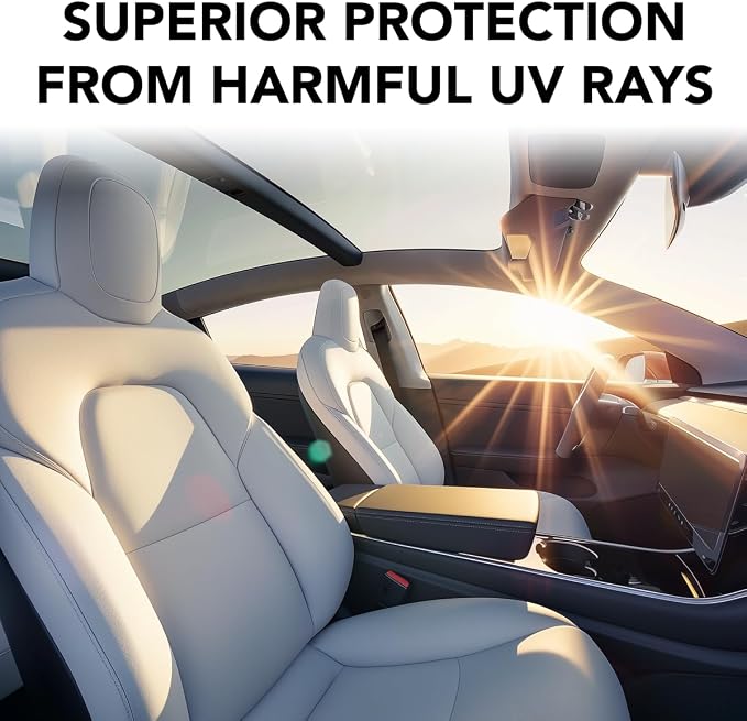 Interior Protect Conditioner for Tesla Vegan Leather Seats - Biodegradable, Superior UV Protection for Tesla Cleaning Products Interior, for Tesla Model 3 Y S X Car Accessories 2025