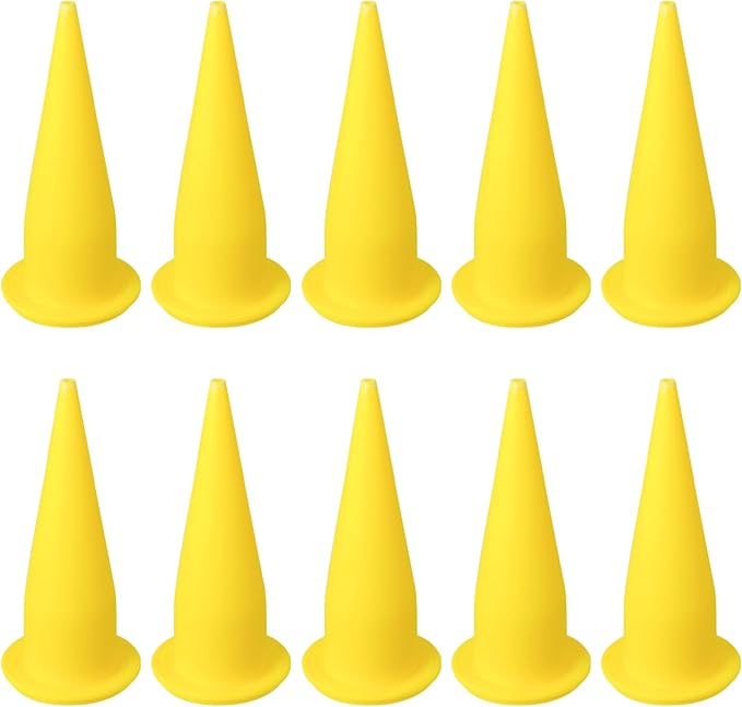 Caulking Nozzle Cones Nozzles for Sausage Caulking Gun - 10PCs REUSABLE & Durable Tips, Universal Replacement for Caulking and Sealant Guns - Save Time & Money