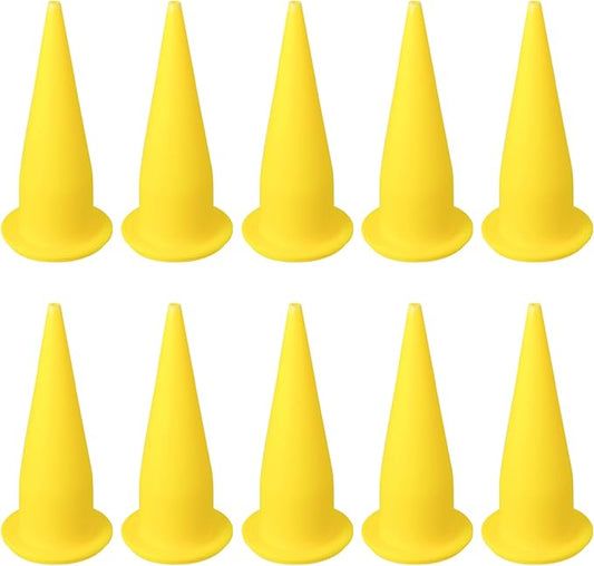 Caulking Nozzle Cones Nozzles for Sausage Caulking Gun - 10PCs REUSABLE & Durable Tips, Universal Replacement for Caulking and Sealant Guns - Save Time & Money