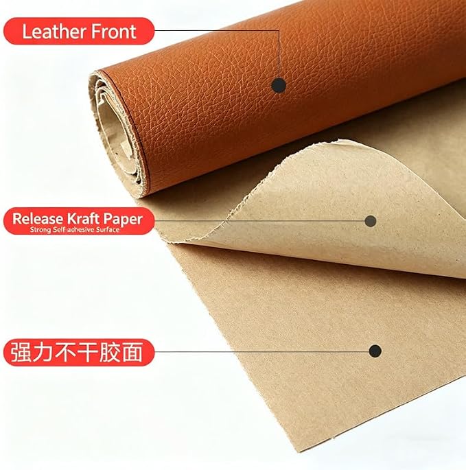 Cremsy Leather Repair Patch, Self Adhesive Leather Repair, Waterproof Vinyl Repair Patch, Cuttable Furniture Repair Tape for Couches, Sofa, Furniture, Car Seats, Bags, Jackets (Royal Blue)