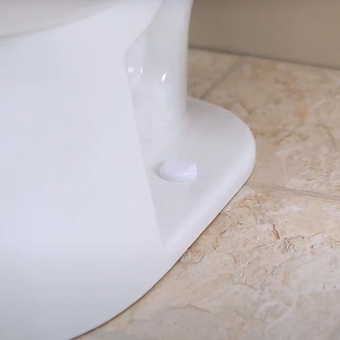 NEXT BY Danco Zero Cut Bolts | Brass Toilet Mounting Bolts | Toilet Repair | White Bolt Caps | Toilet Bolts Screws (10770), "adjustment is 1"" to 3"""